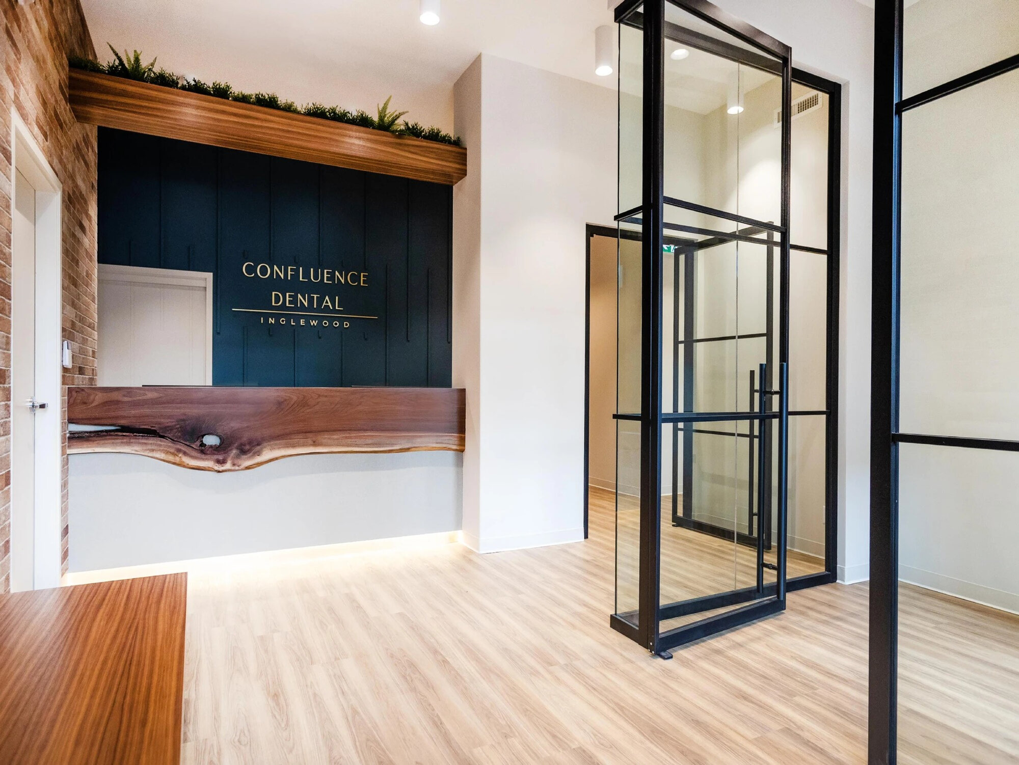 Confluence Dental Inglewood reception desk